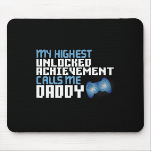 Mannen Grappige Vaderdag voor Gamer Dad Videogame  Muismat