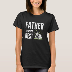 Mannen Grasmaaien, Crusher vader Mows Beste Maaier T-shirt