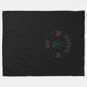 Mannen Grateful Dad  T-Shirt Fleece Deken (Voorkant (Horizontaal))