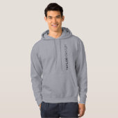 Mannen Gray Hoodie (Voorkant volledig)