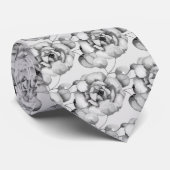 Mannen Gray Roos Botanisch Stropdas (Opgerold)