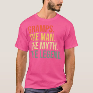 Mannen grijpt het Man de mythe de legendarische gr T-shirt