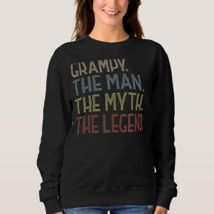 Mannen grijs Man Myth Legend voor mannen Vaderdag Trui
