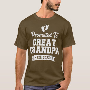Mannen grootvader binnenkort promoot naar Grea T-shirt