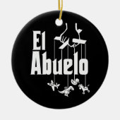 Mannen grootvader El Abuelo Keramisch Ornament (Voorkant)