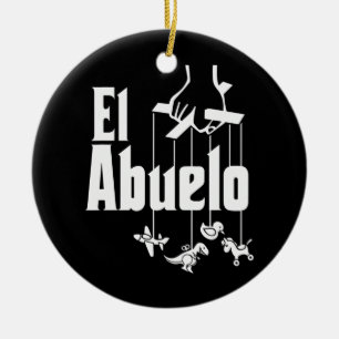 Mannen grootvader El Abuelo Keramisch Ornament