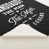 Mannen grootvader het Man de Mam de Legende Sherpa Deken (3/4)