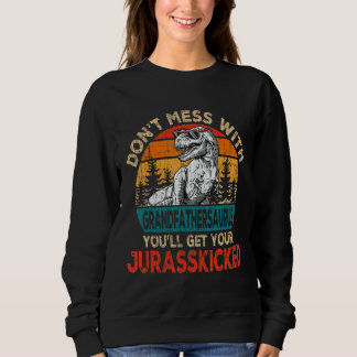 Mannen grootvader Saurus Vaderdag Kerstmis Trui