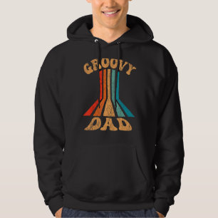 Mannen Groovy Pap 70s Aesthetische Nostalgie 1970 Hoodie