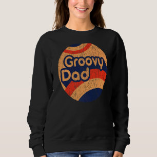 Mannen Groovy Pap 70s Aesthetische Nostalgie 1970 Trui