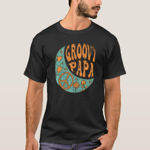 Mannen Groovy Papa 70's Aesthetische Nostalgie 197 T-shirt