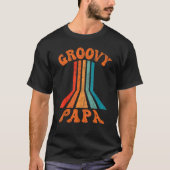 Mannen Groovy Papa 70's Aesthetische Nostalgie 197 T-shirt (Voorkant)
