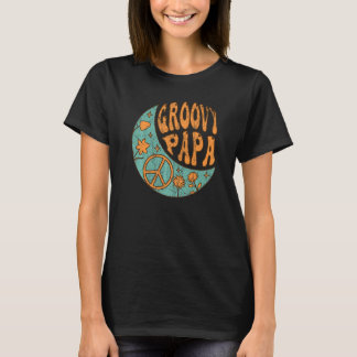 Mannen Groovy Papa 70's Aesthetische Nostalgie 197 T-shirt