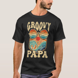 Mannen Groovy Papa 70's Aesthetische Nostalgie 197 T-shirt