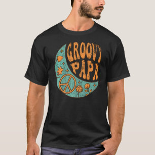 Mannen Groovy Papa 70's Aesthetische Nostalgie 197 T-shirt