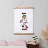 Mannen Grot Hangend Wandkleed (Slaapkamer)
