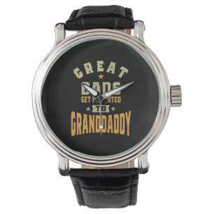 Mannen grote advertenties komen naar grootvader horloge