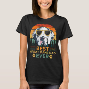 Mannen Grote Deen Dog  Beste Grote Deen Papa T-shirt