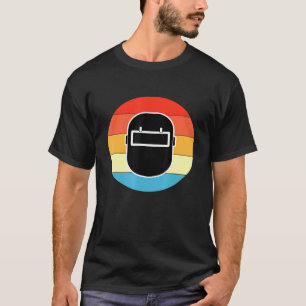 Mannen grote lashelm motief  lasser des t-shirt