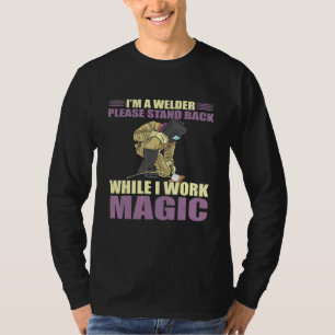 Mannen grote lasser Gezegde lassen ontwerp T-shirt