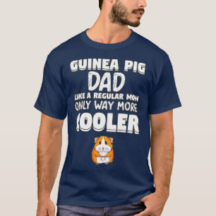 Mannen Guinee Varkens Papa Meer koeler Ontwerp Gif T-shirt
