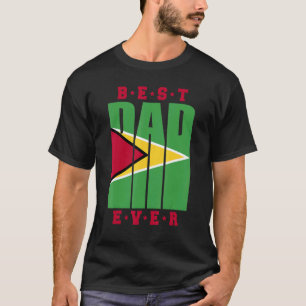 Mannen Guyanese papa Fathers Day Guyana T-shirt