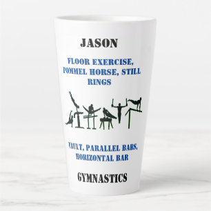 Mannen Gymnastics Latte Mok