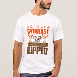 Mannen Gymnastiek Jongen Gymnast Hands Ripped Ring T-shirt