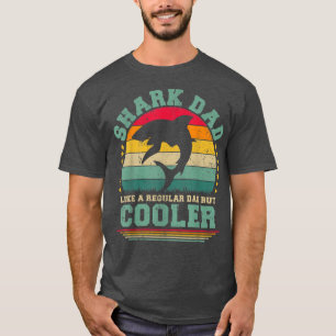 Mannen haaienvader als een gewone vader, maar koel t-shirt