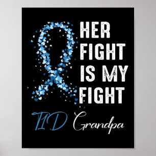 Mannen haar gevecht is mijn gevecht t1d opa type 1 poster