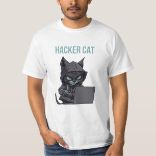 Mannen Hacker cat T-shirt