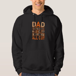 Mannen Haircut Jokes One Liner Dads Father D Hoodie