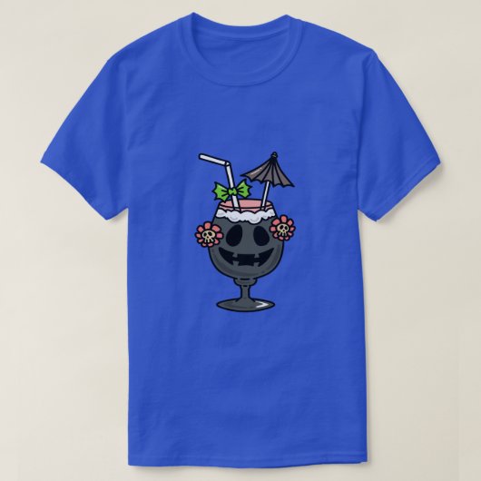 Mannen Halloween Tee Shirts Design, Cup's Ghost Sh (Design voorkant)
