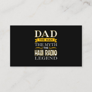Mannen Ham Radio Pap Shirten Gifts for Dads - vade Visitekaartje