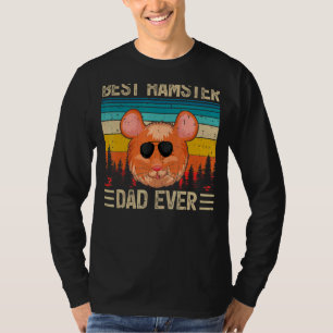 Mannen hamster Beste Hamster Pap Ooster Vader T-shirt