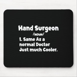 Mannen handchirurg Definitie Chirurgie Doctor Hand Muismat