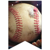 Mannen Happy Birthday Baseball Banner (Eerste vlag)