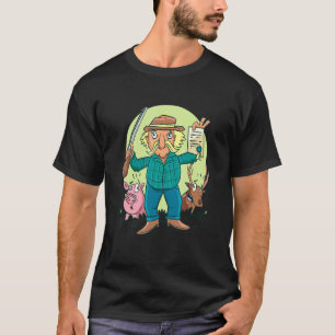 Mannen Happy Hunting Deer Wildlife Hunting Season  T-shirt
