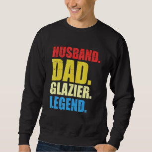 Mannen hardwerkende Glazier Fathers Day Glass Fitt Trui