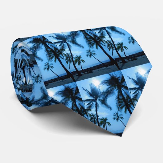Mannen Hawaiian Necktie Stropdas (Opgerold)