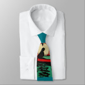 Mannen Hawaiian Surfer Stropdas (Gebonden)