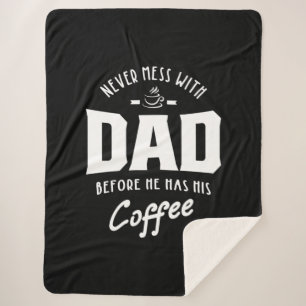 Mannen hebben nog nooit met papa gezeten voordat h sherpa deken
