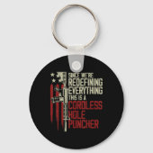 Mannen herdefinieerden alles wat dit draadloos is sleutelhanger (Voorkant)