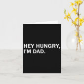 Mannen Hey Hongerig, im Pa T-shirt Vaders Vader Gr Kaart (Gele Bloem)