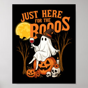 Mannen hier voor de Boos Halloween Grappige Vrouwe Poster