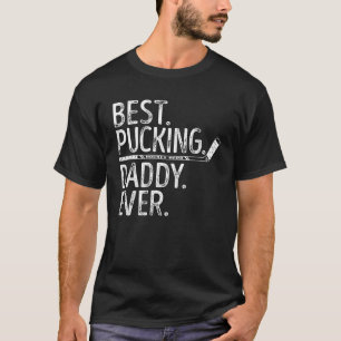 Mannen Hockey Best Pucking Papa Ever Pap Coach Fat T-shirt