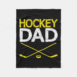 Mannen hockey vader vaders dag zomerwinter fleece deken