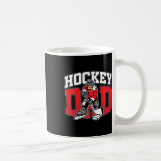 Mannen hockeyvader IJshockey Puck Wint Koffiemok