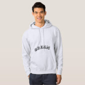 Mannen hoddie hoodie (Voorkant volledig)