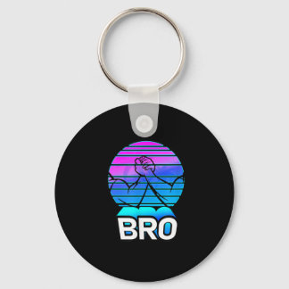 Mannen Hoest Bro Epic Gym Handshake Sunset Frat Sleutelhanger